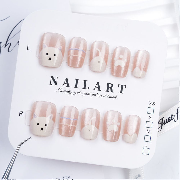 Decorative 3D Butterfly Press-On Nails Kalsten