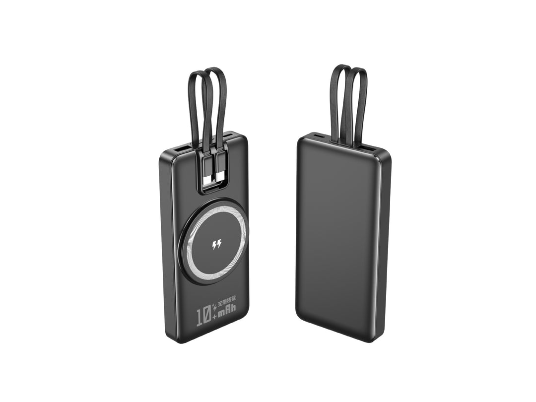 Portable power bank with inductive charging function and intelligent digital display Kalsten