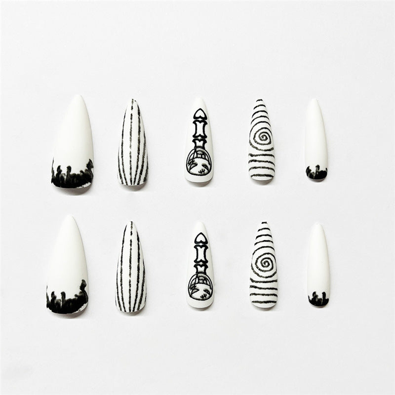 Artistic Thematic Press-On Nail Enhancements Kalsten