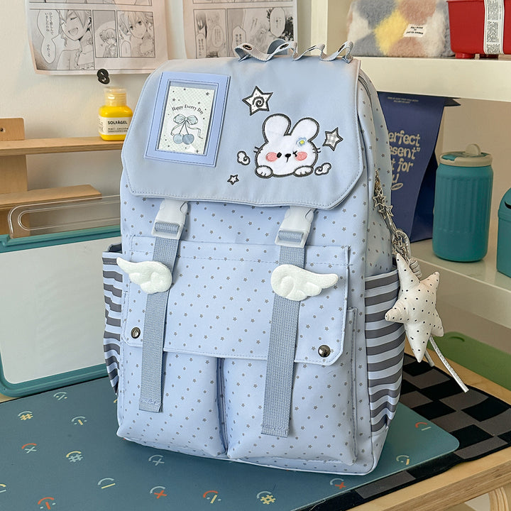 Cute Character Print Backpack Kalsten
