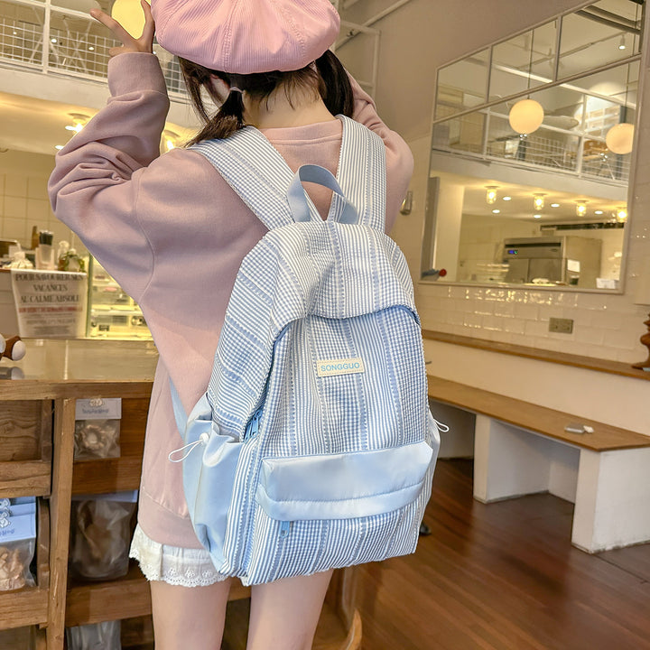 Stylish Striped Design Backpack Kalsten