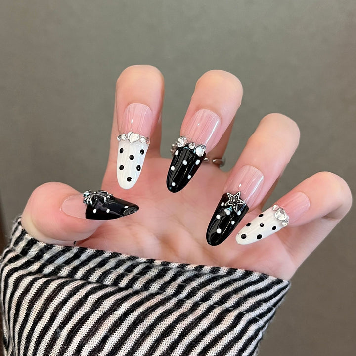 3D Embellished Press-On Nail Art Set Kalsten