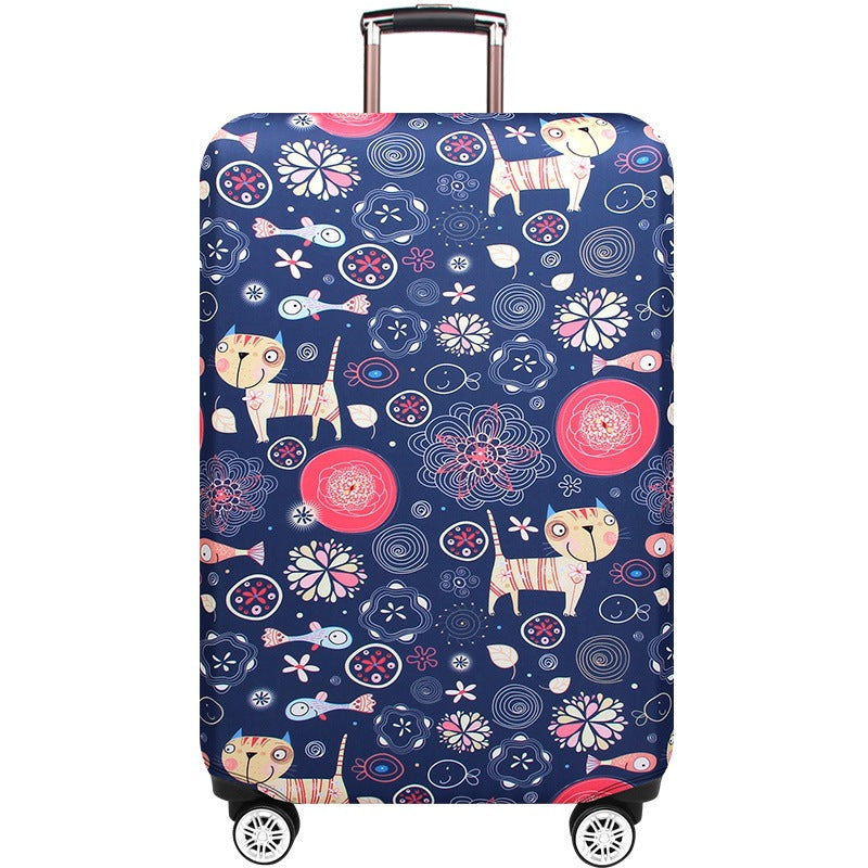 Women's hard shell suitcase with romantic motifs Kalsten