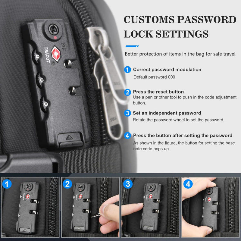 Multifunctional backpack with integrated charging port Kalsten
