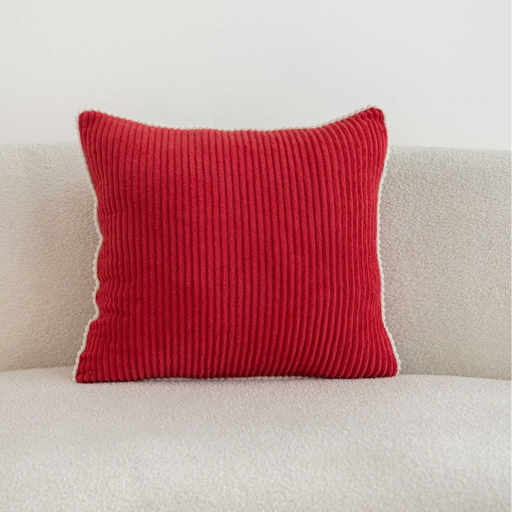 Textured Corduroy Decorative Pillow