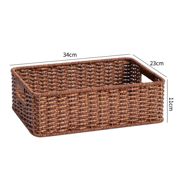 Rectangular Handwoven Storage Organizer Kalsten