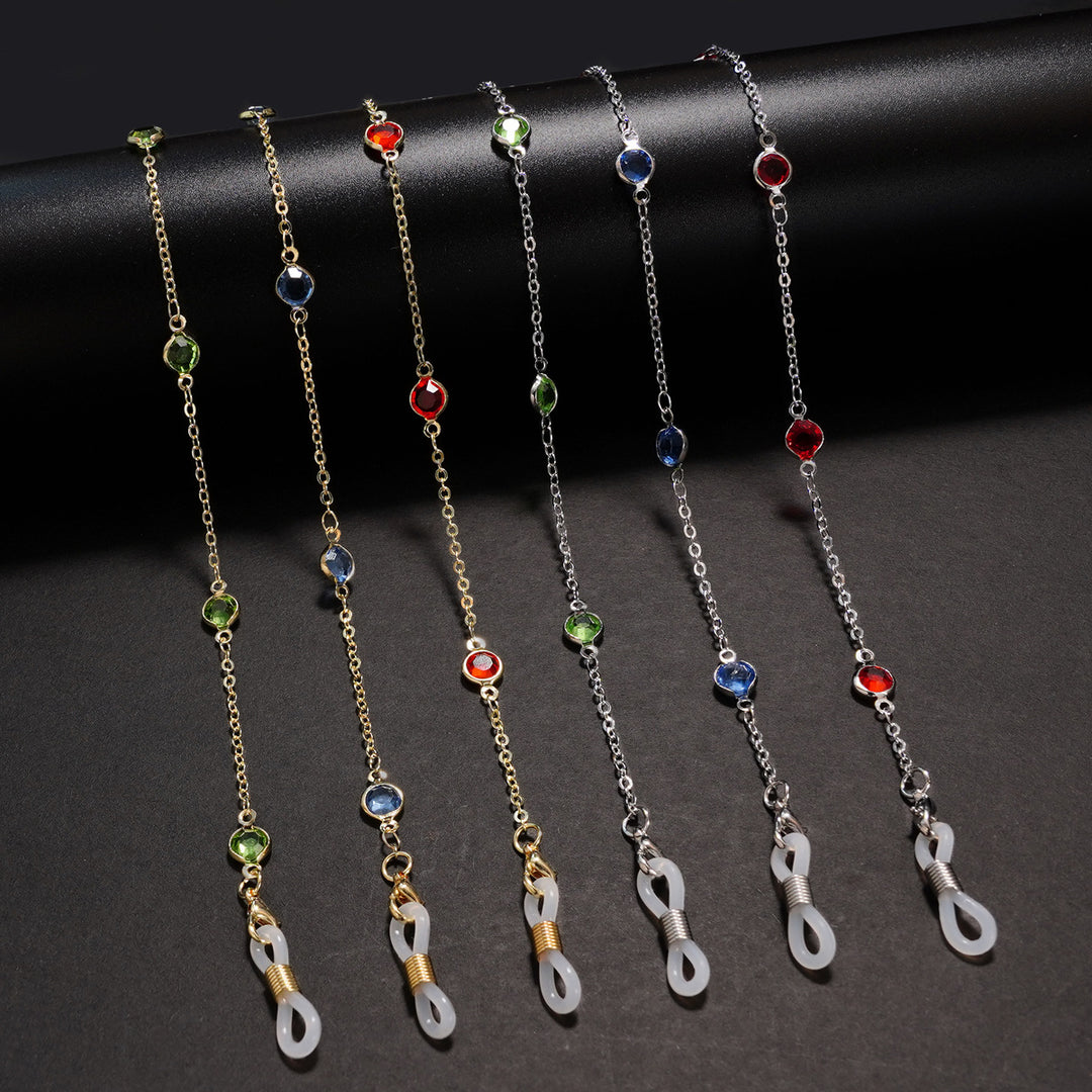 Gemstone-Studded Eyewear Holder Kalsten