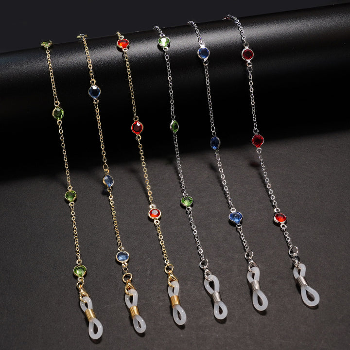 Gemstone-Studded Eyewear Holder Kalsten