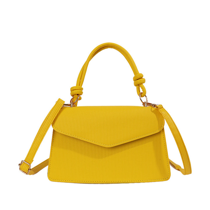WoElegant Textured Handheld Satchel Bag Kalsten