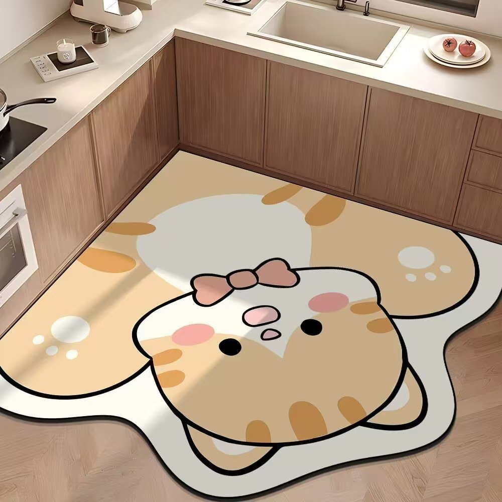 Cartoon Dog-Shaped Area Rug