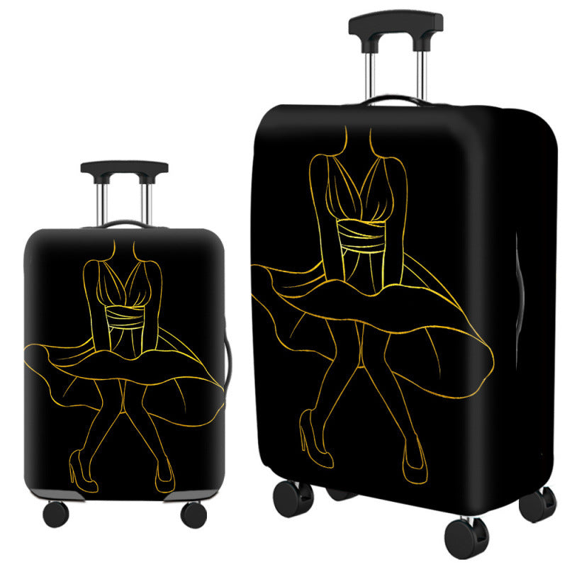 Artistic Travel Hard Shell Suitcase Kalsten