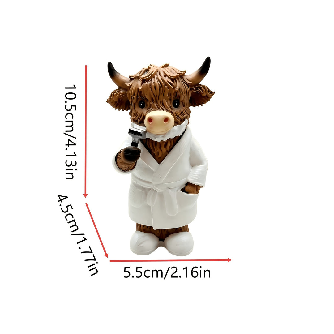 Funny Highland Cattle Bathroom Figure Kalsten