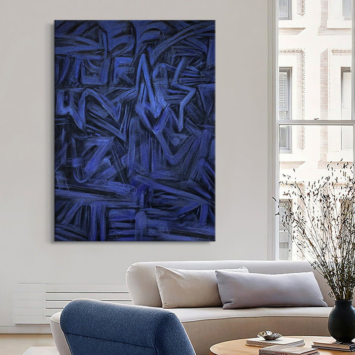 Abstract Expression Canvas Artwork for Interiors