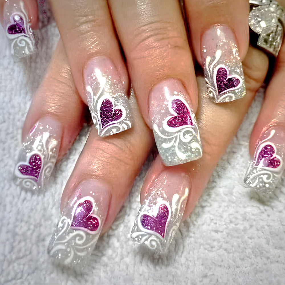 Romantic Glitter Gel Nail Art Set Kalsten