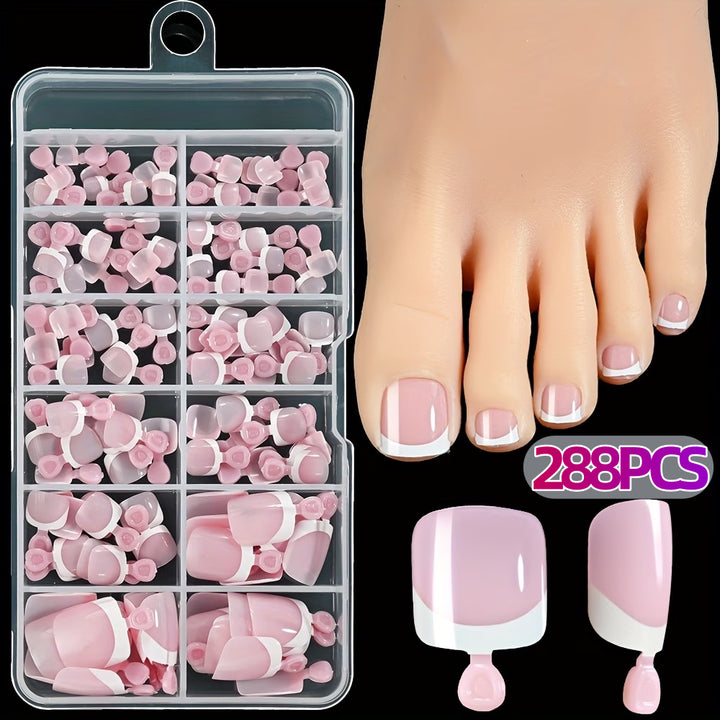 Deluxe Press-On Pedicure Kit Kalsten