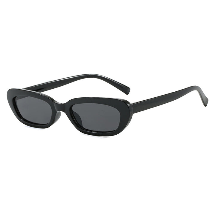 Women's trendy cat-eye sunglasses with transparent plastic frame and UV protection Kalsten