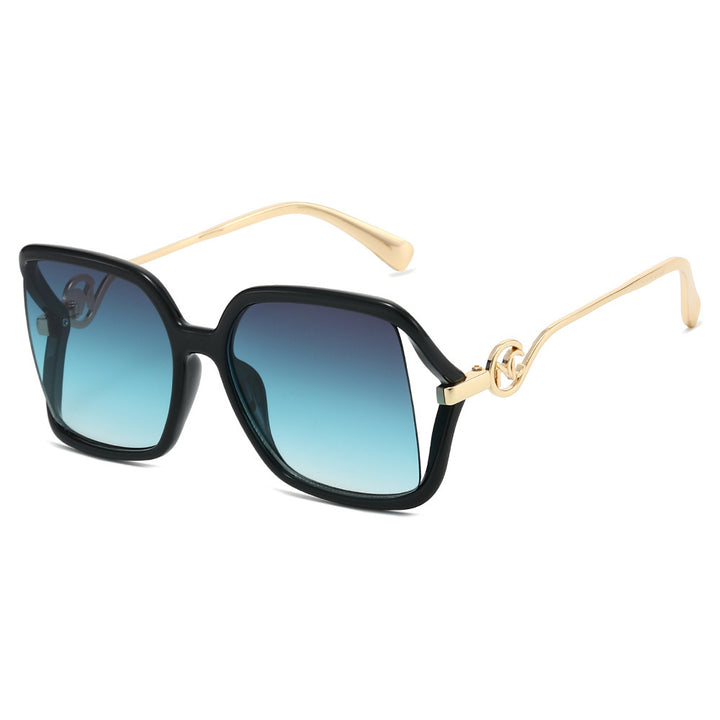 Oversized Geometric Gradient Sunglasses Kalsten