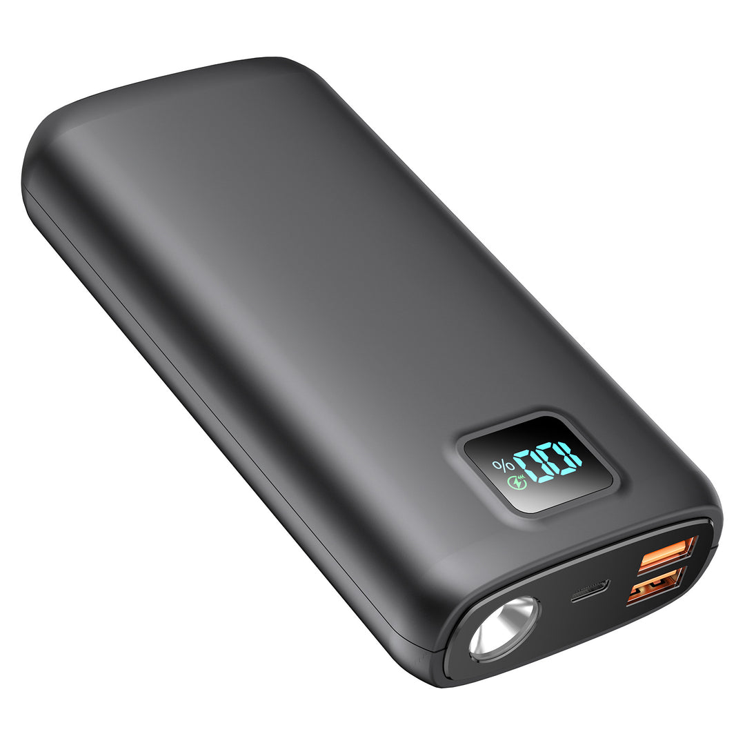 Power bank with integrated LED flashlight and digital display Kalsten