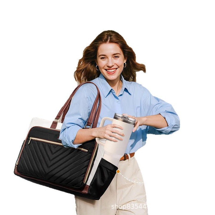Multi-Functional Quilted Tote Bag Kalsten