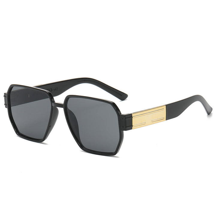 Women's modern oversized sunglasses with asymmetric frame Kalsten