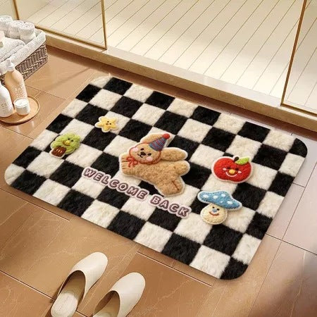 Cute Dog-Themed Bath Rug