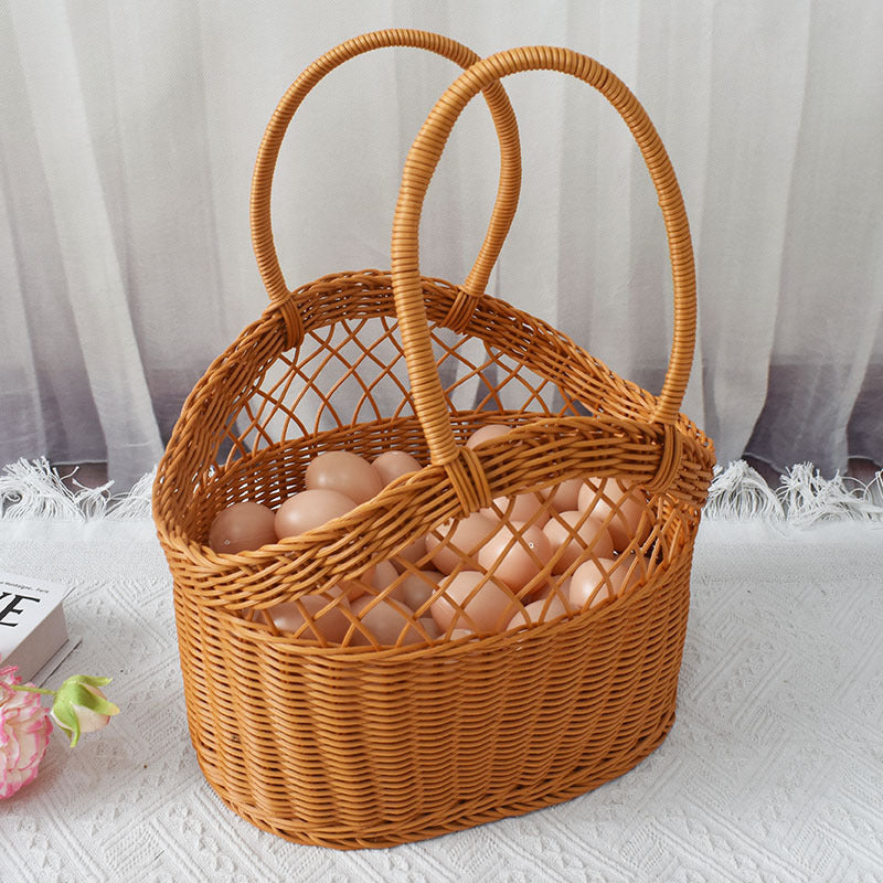 Handwoven Market Tote Basket Kalsten