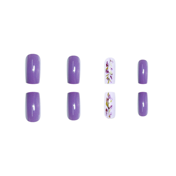 Floral Nail Art Press-On Extensions Kalsten