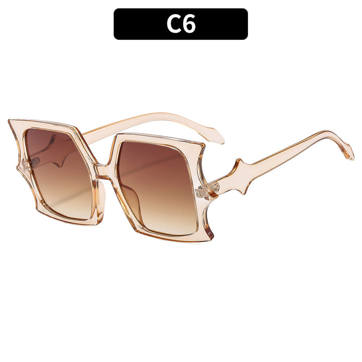 Avant-Garde Angular Frame Sunglasses