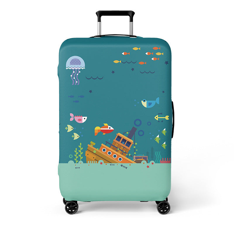 Heart-Patterned Hard Shell Luggage Kalsten