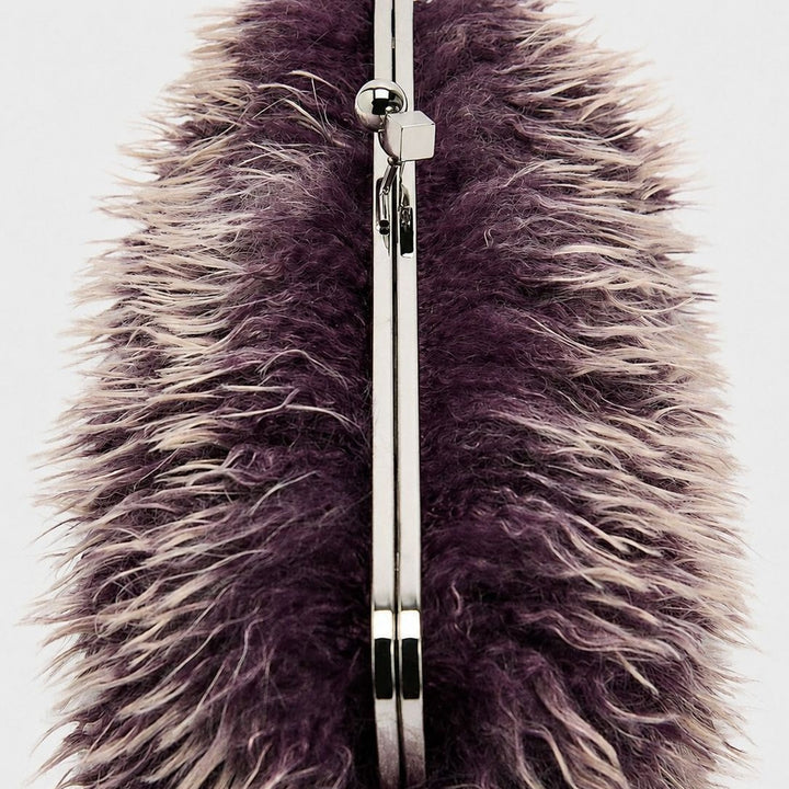 Plush Faux Fur Evening Clutch