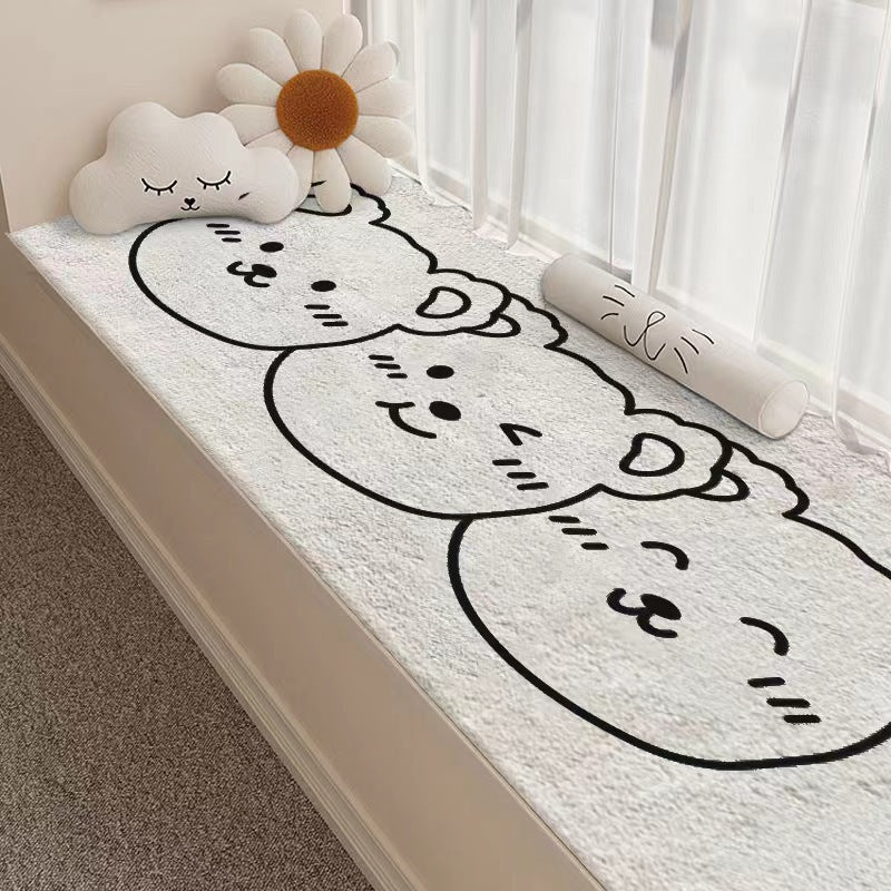 Cute Cartoon Animal Accent Rug