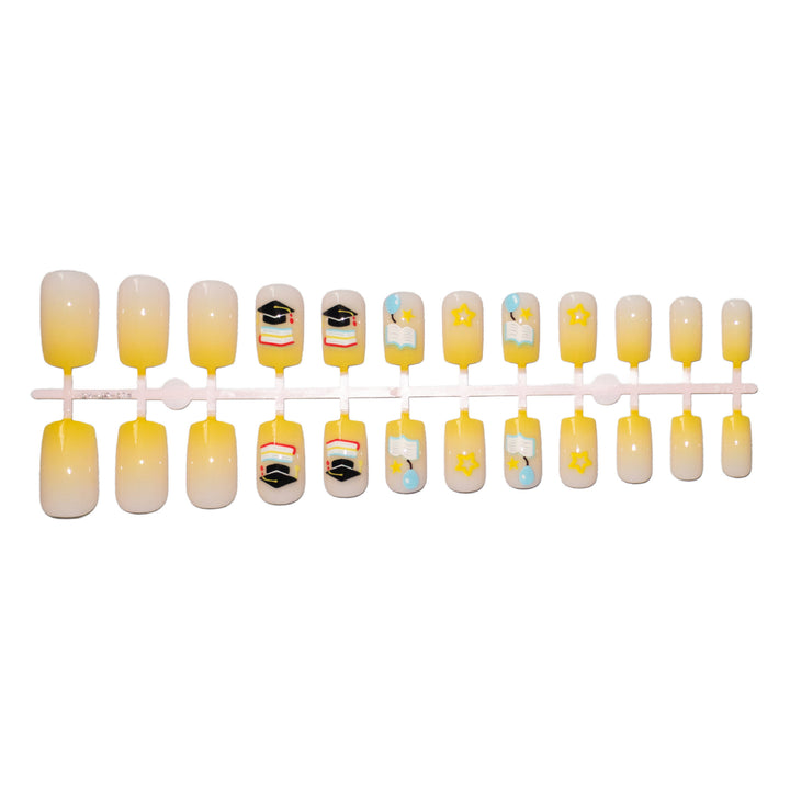 Creative Graduation-Themed Nail Art Kit