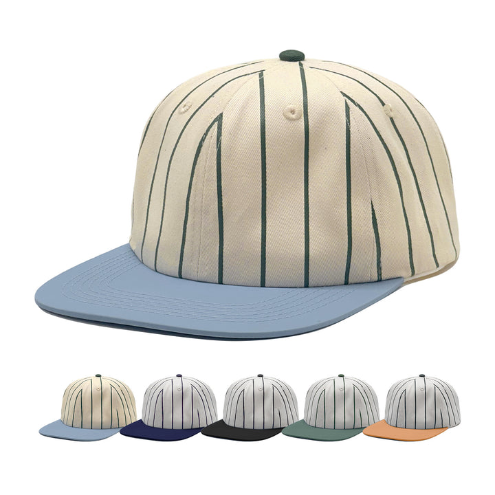 Women's fashionable cap with striped pattern Brehn
