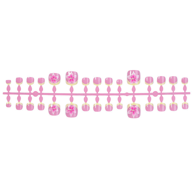 Art nail set with extravagant flower designs Kalsten