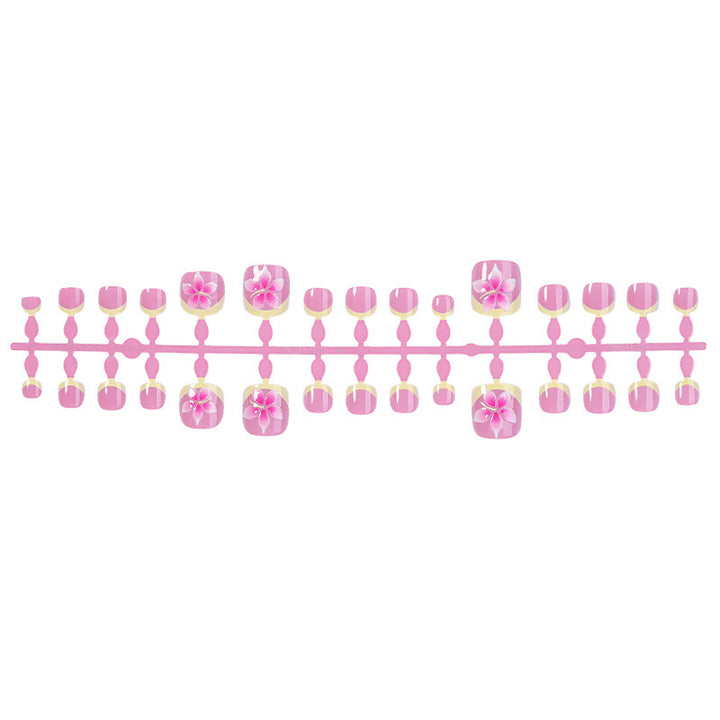 Art nail set with extravagant flower designs Kalsten
