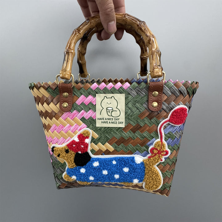 Playful Bast Handbag Kalsten