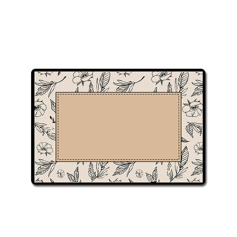 Floral Patterned Bathroom Mat Kalsten