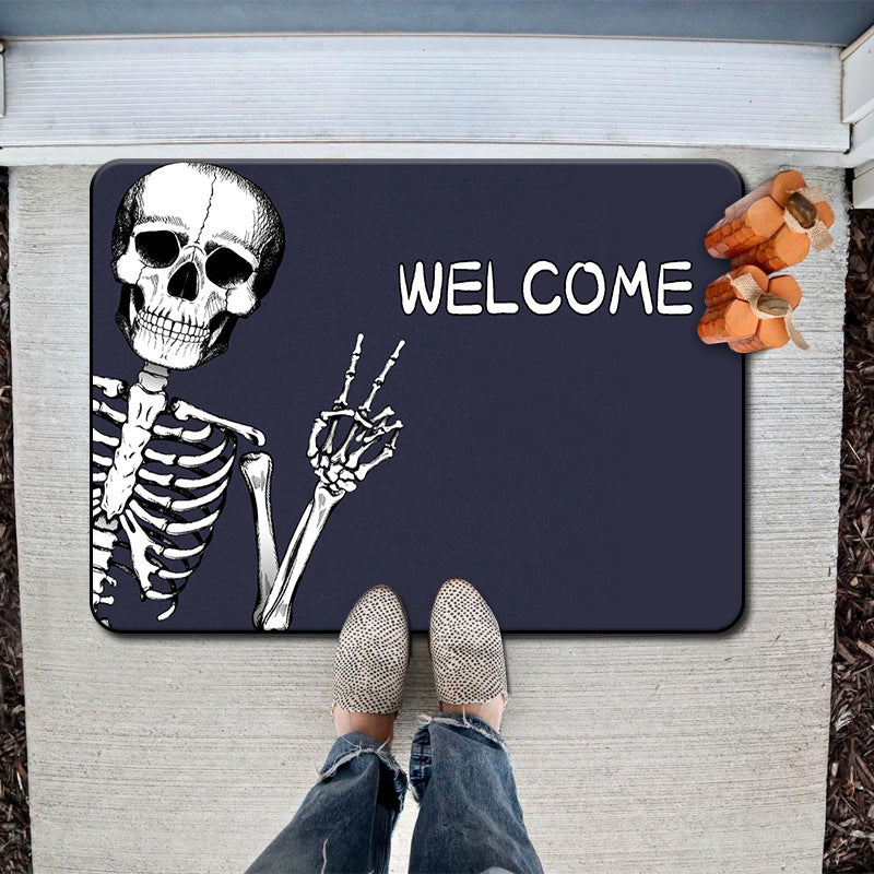 Horror-Themed Decorative Floor Mat