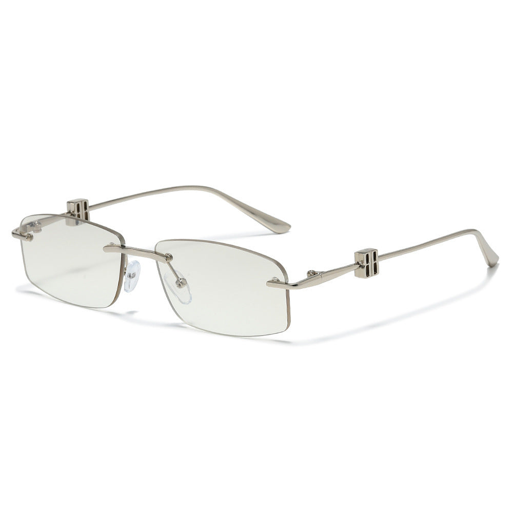 Avant-Garde Minimalist Rectangle Sunglasses Kalsten
