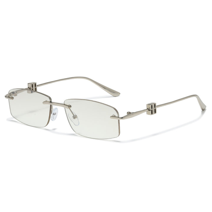 Avant-Garde Minimalist Rectangle Sunglasses Kalsten