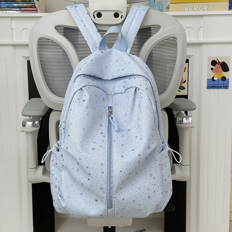 Star-Patterned Lightweight Backpack Kalsten