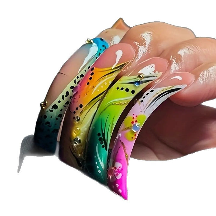 Artistic Long Length Press-On Nails Kalsten