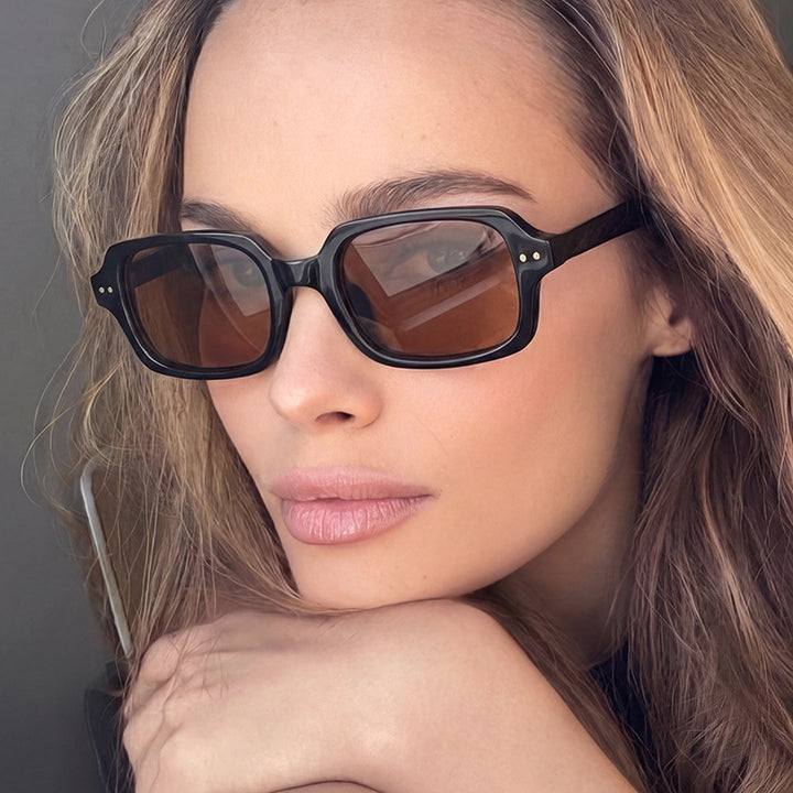 Ladies stylish square sunglasses with striking accents Kalsten