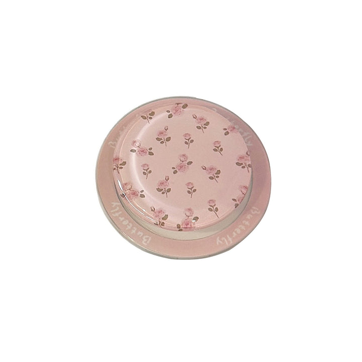 Decorative ceramic coaster with floral design Kalsten