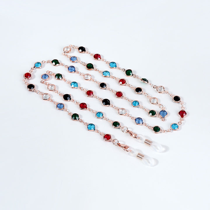 Decorative Gemstone Eyewear Chain Kalsten