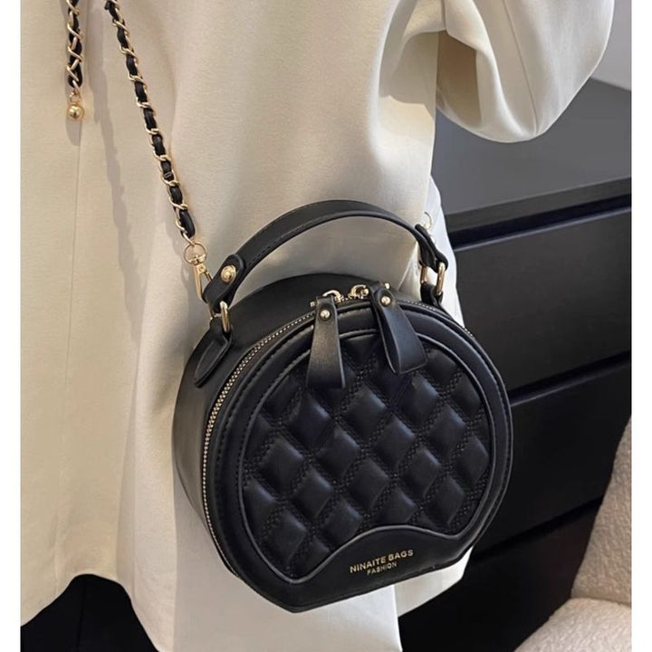 Quilted Round Crossbody Bag Kalsten