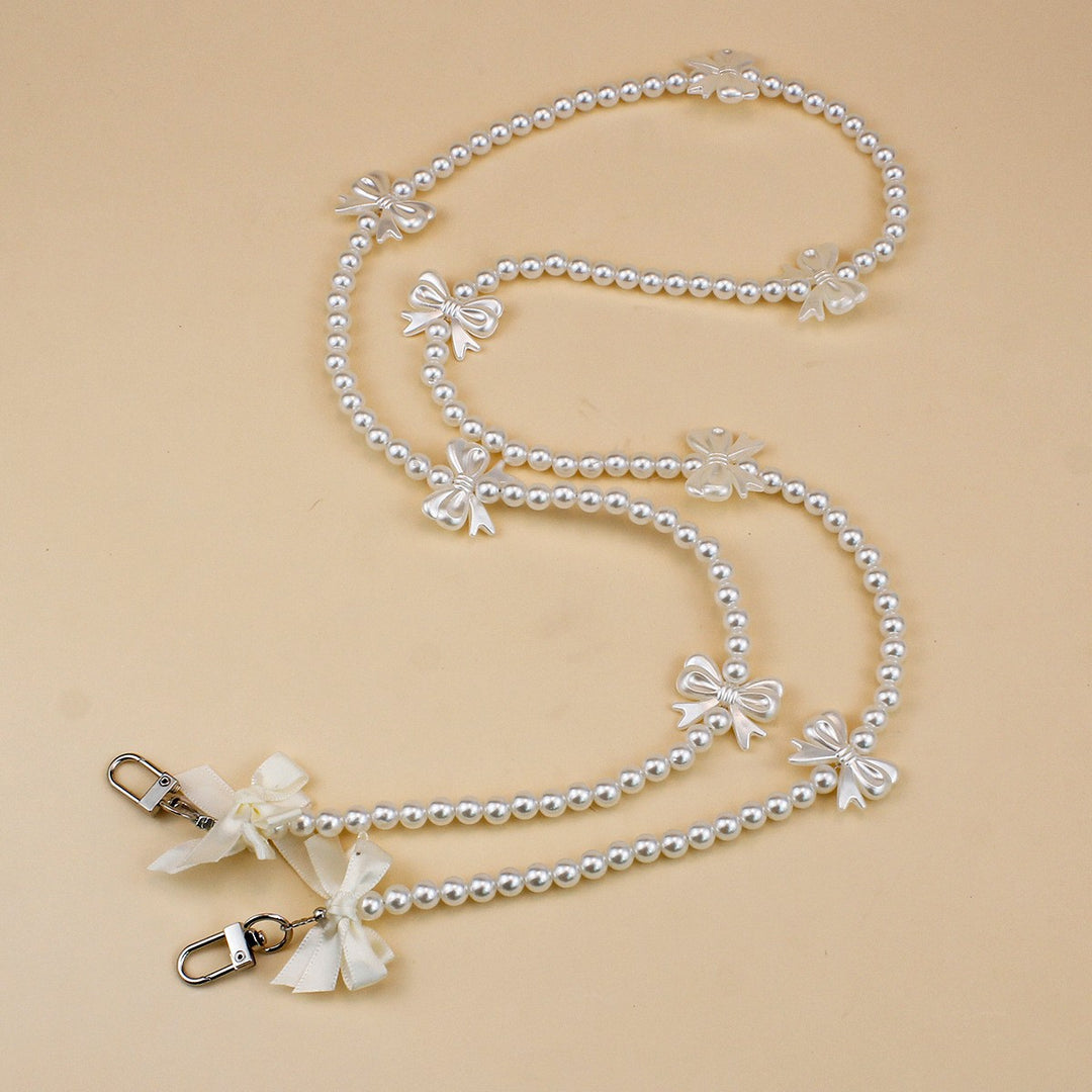Elegant Pearl and Chain Necklace Kalsten