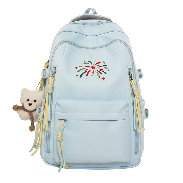 Backpack with Colorful Decorations and Innovative Compartments Kalsten
