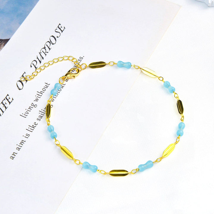 Elegant Gemstone Anklet Kalsten