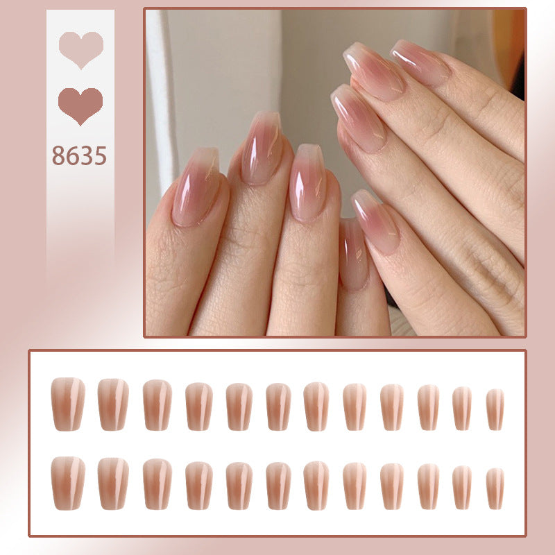 Artificial nails with natural finish Kalsten